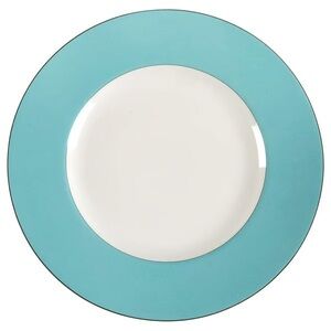 Kate Spade Rutherford Circle Turquoise/ White by LENOX Accent Luncheon Plate
